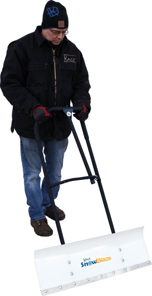 SnowBlaze Push Snow Shovel