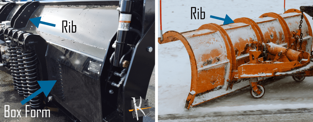 kage box form construction versus the rib construction