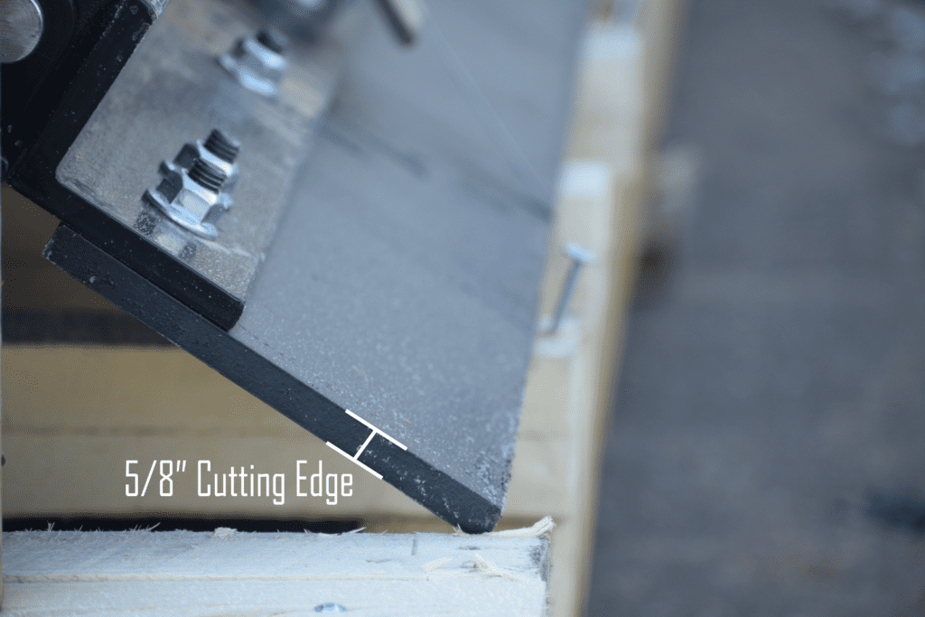 kage trip edge steel cutting edge system thickness