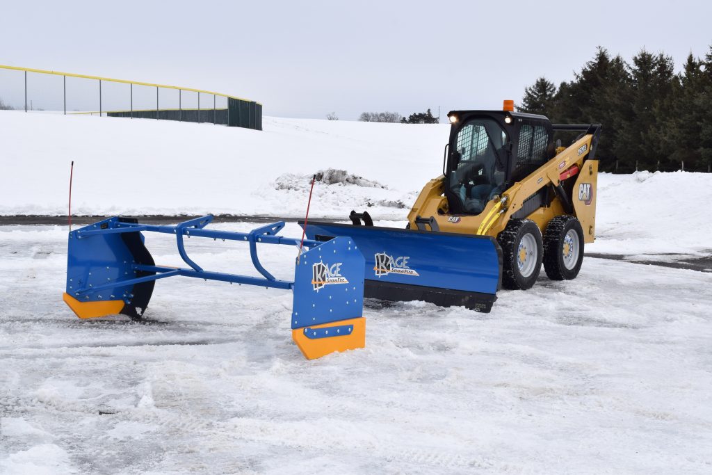 SnowFire 2-in-1 Snow Pusher