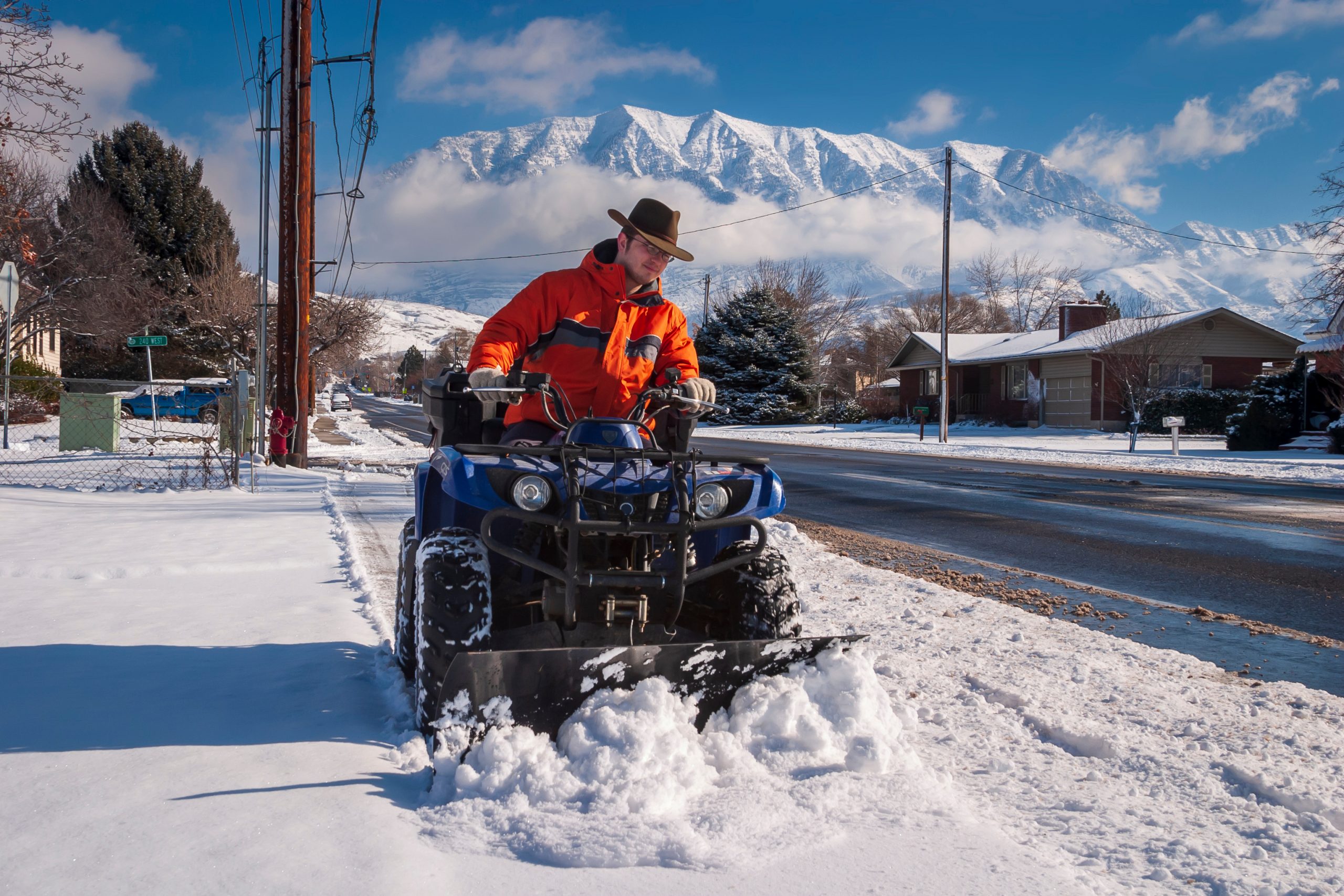 ATV Snow Plow