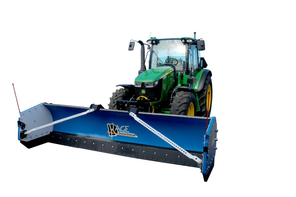 SnowStorm Blast snow pusher John Deere Tractor