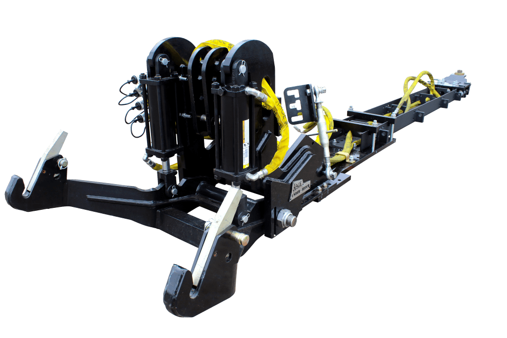 Under-Hitch 1200 3-point hitch snow plow attachment system