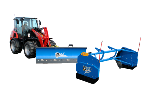 SnowFire Xtreme Wheel Loader Attachment Snow Plow