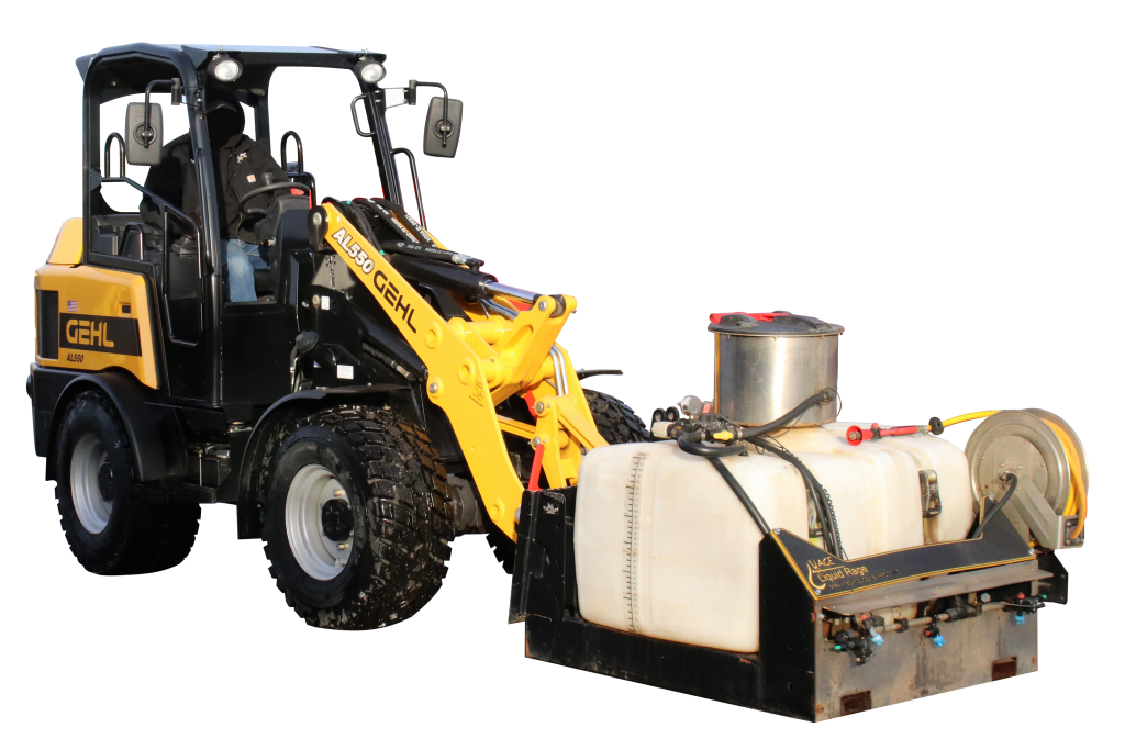 LiquidRage Sprayer Wheel Loader Attachment