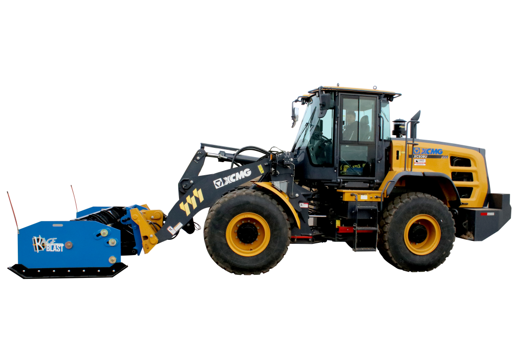 SnowStorm BLAST Floating Snow Pusher for Wheel Loaders