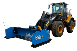 SnowStorm BLAST Steel floating box pusher for wheel loaders
