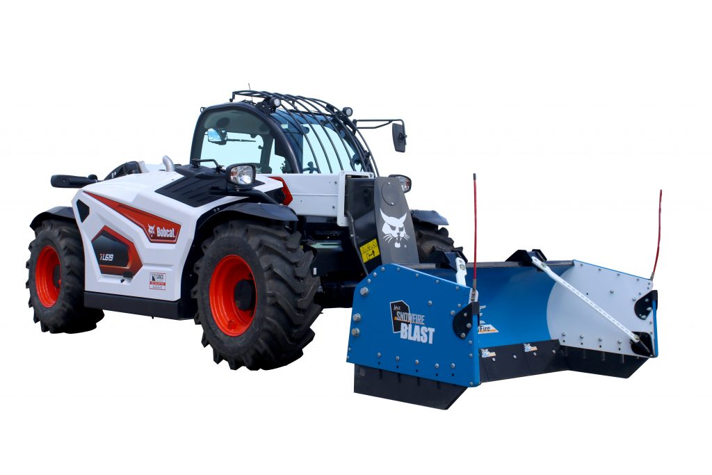 telehandler snow plow attachment