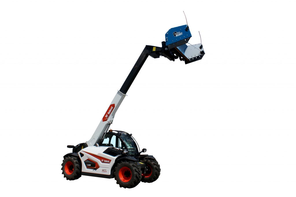 Telehandler Snow Stacking Reach