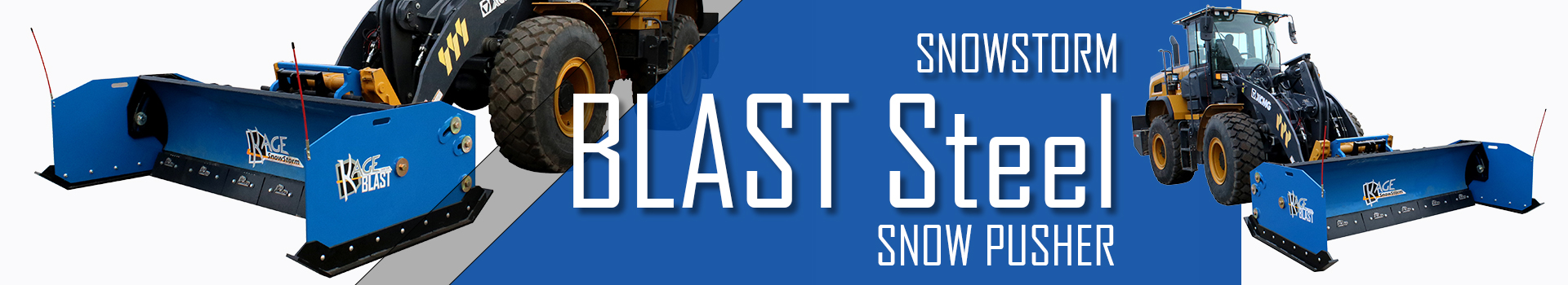 SnowStorm Blast Steel Banner