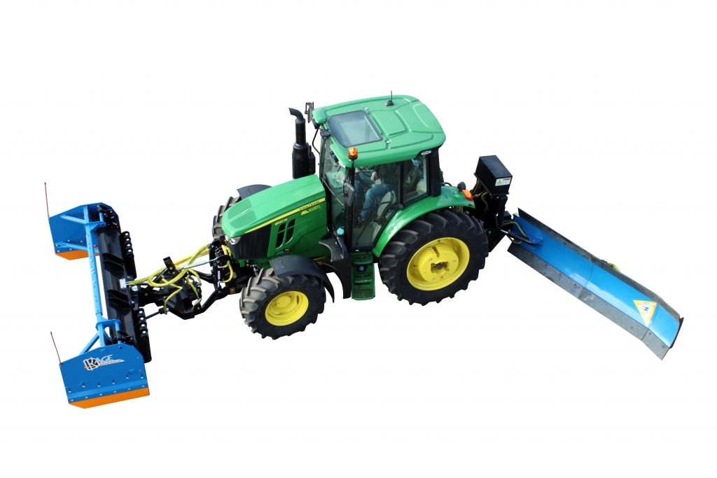 Farm Tractor for Plowing Snow