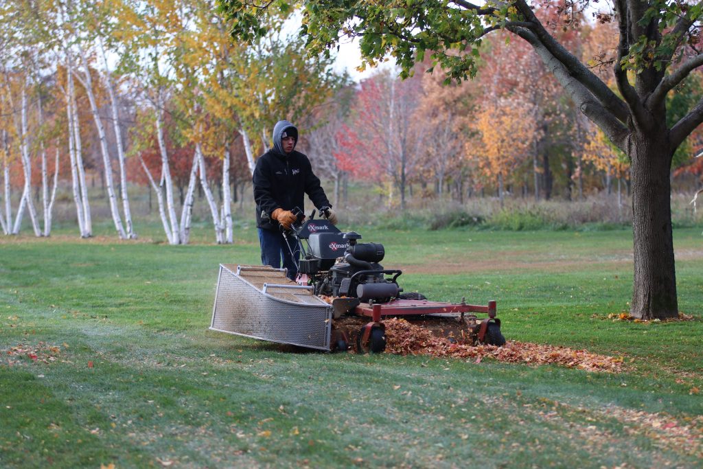 Mower Chute Leaf Collector