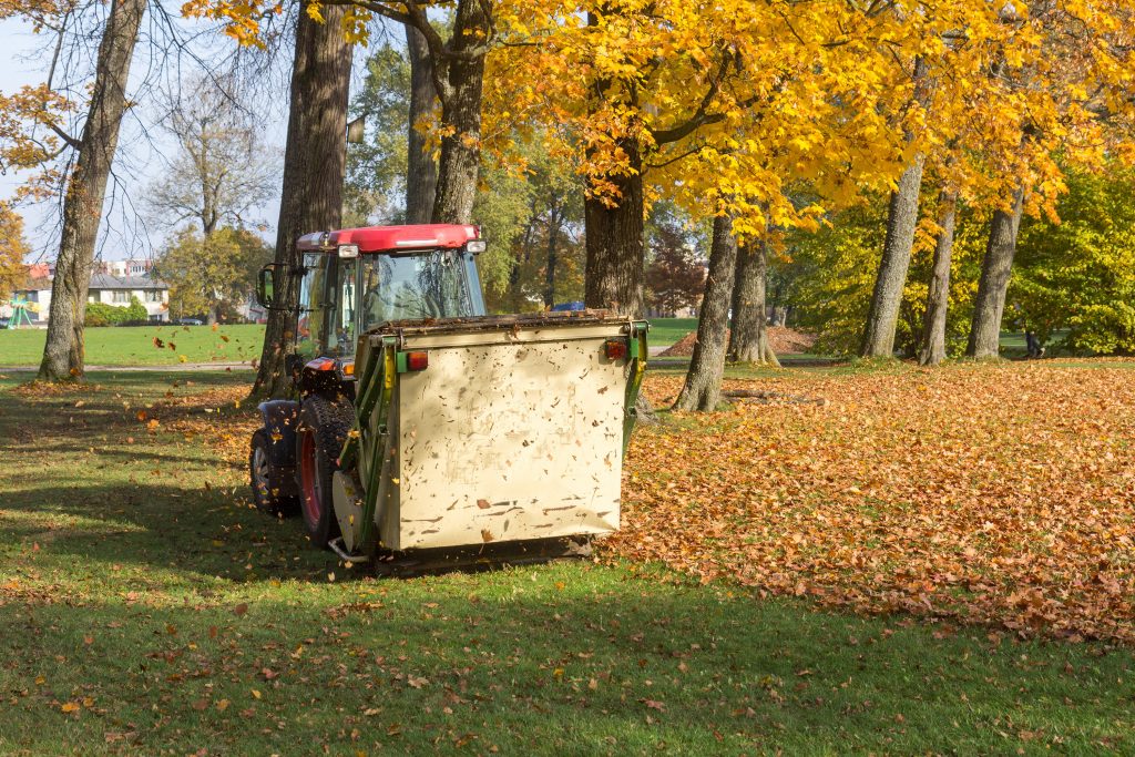 Tow Behind Leaf Collector