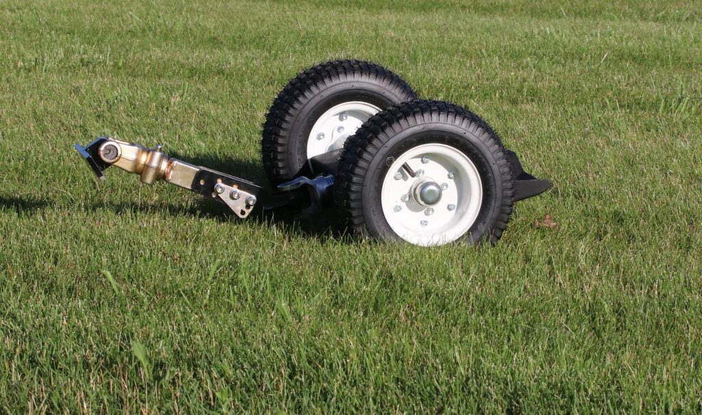 Wheel Kaddy 250 mower sulky with 13 inch tires