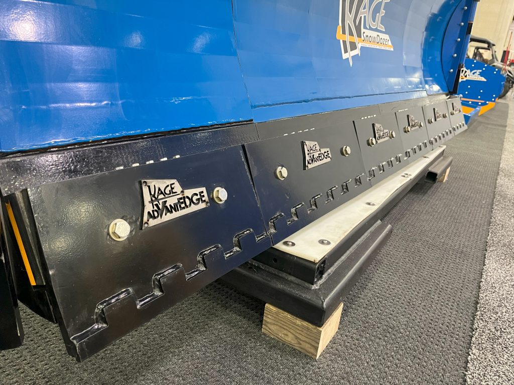 SnowDozer Wing Plow with Curved Center Moldboard