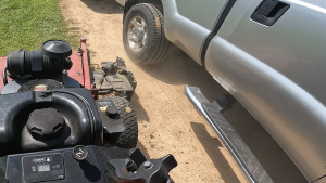 Grass Deflector grass flap blocking chute