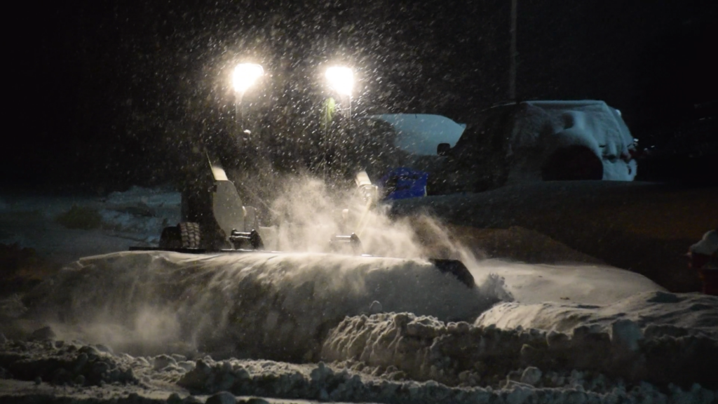 Skid Steer Angle Plowing with KAGE SnowFire Blade