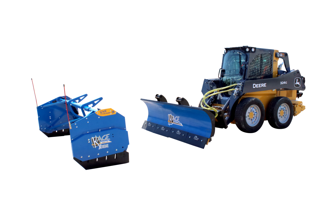 SnowFire Xtreme John Deere Skid Steer Snow Plow